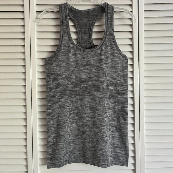 Lululemon Swiftly Tech Racerback Heathered Black - Picture 2 of 6